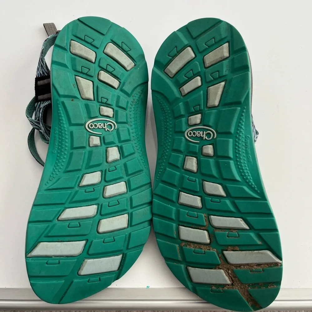 Chaco Kids Sandals - Black and Teal